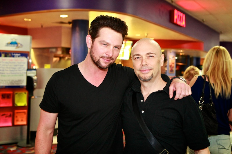 Bryant and Ryan at the Balls of Fire Celebrity Bowling Tournament supporting Foothill Aids Project.