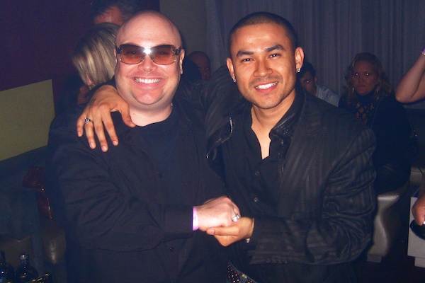 Bryant and Three Time Platinum Singer Frankie J. in Miami