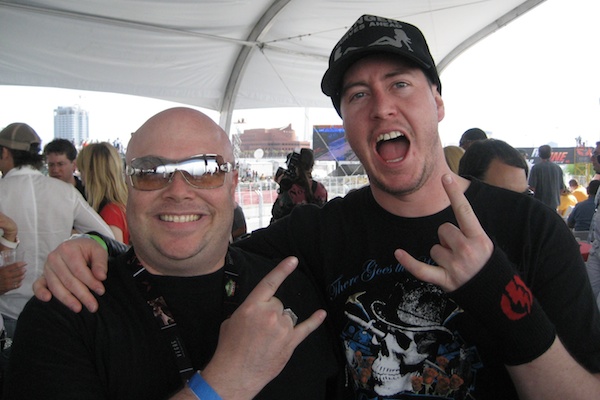 Bryant and Ehren 'Danger' McGhehey from Jackass.