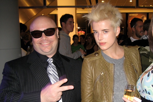 Super Model, Agyness Deyn at Dustin Hoffman's Party